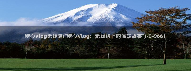 糖心-vlog：糖心vlog无线路(\